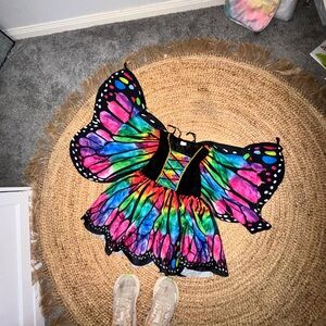 Girls Halloween butterfly costume